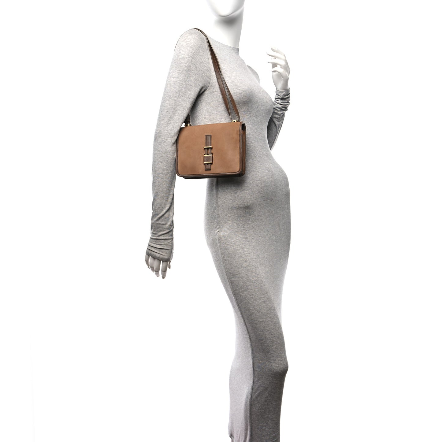 Nubuck Nappa Petite Lock-In Brown