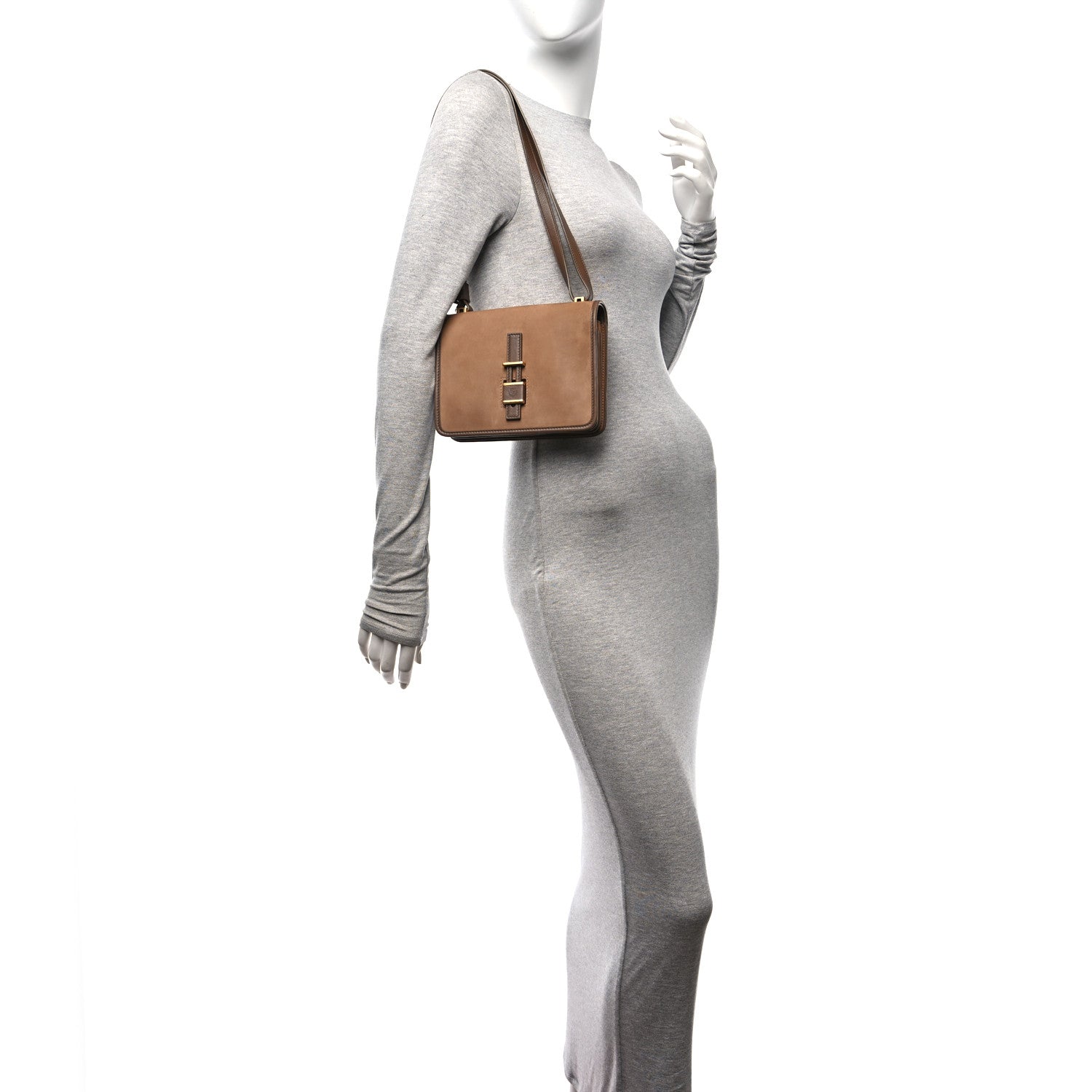 Loro Piana Nubuck Nappa Petite Lock-In Brown 2 of 9