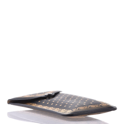 Gucci X SEGA Calfskin GUCCY Stars Sunglasses Case Black Gold 4 of 6
