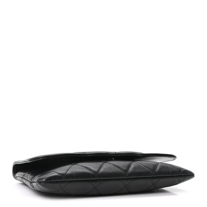 Chanel Goatskin Quilted Timeless CC Clutch Black 4 of 10