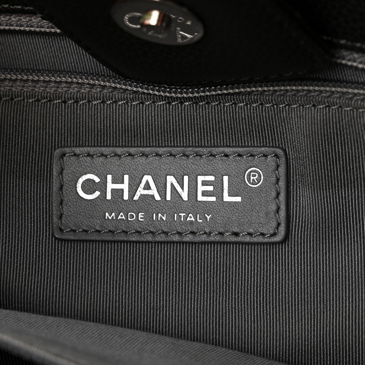 Calfskin Cerf Executive Shopper Tote Grey