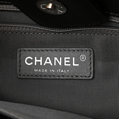 Chanel Calfskin Cerf Executive Shopper Tote Grey 7 of 15