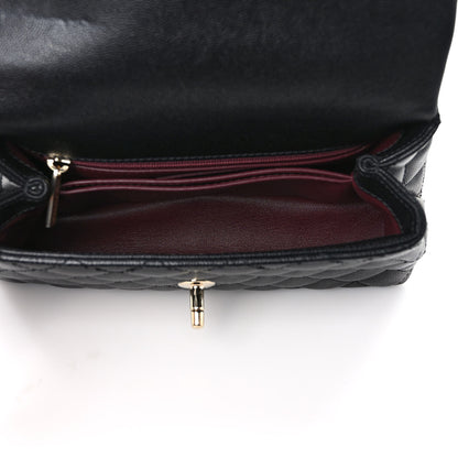 Chanel Caviar Quilted Mini Coco Handle Flap Black 5 of 9