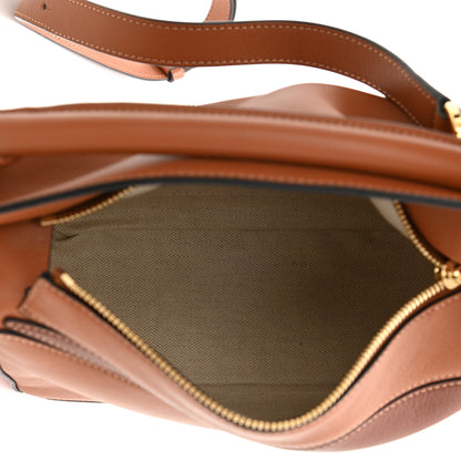 Loewe Calfskin Small Puzzle Bag Tan Medium Pink 5 of 9