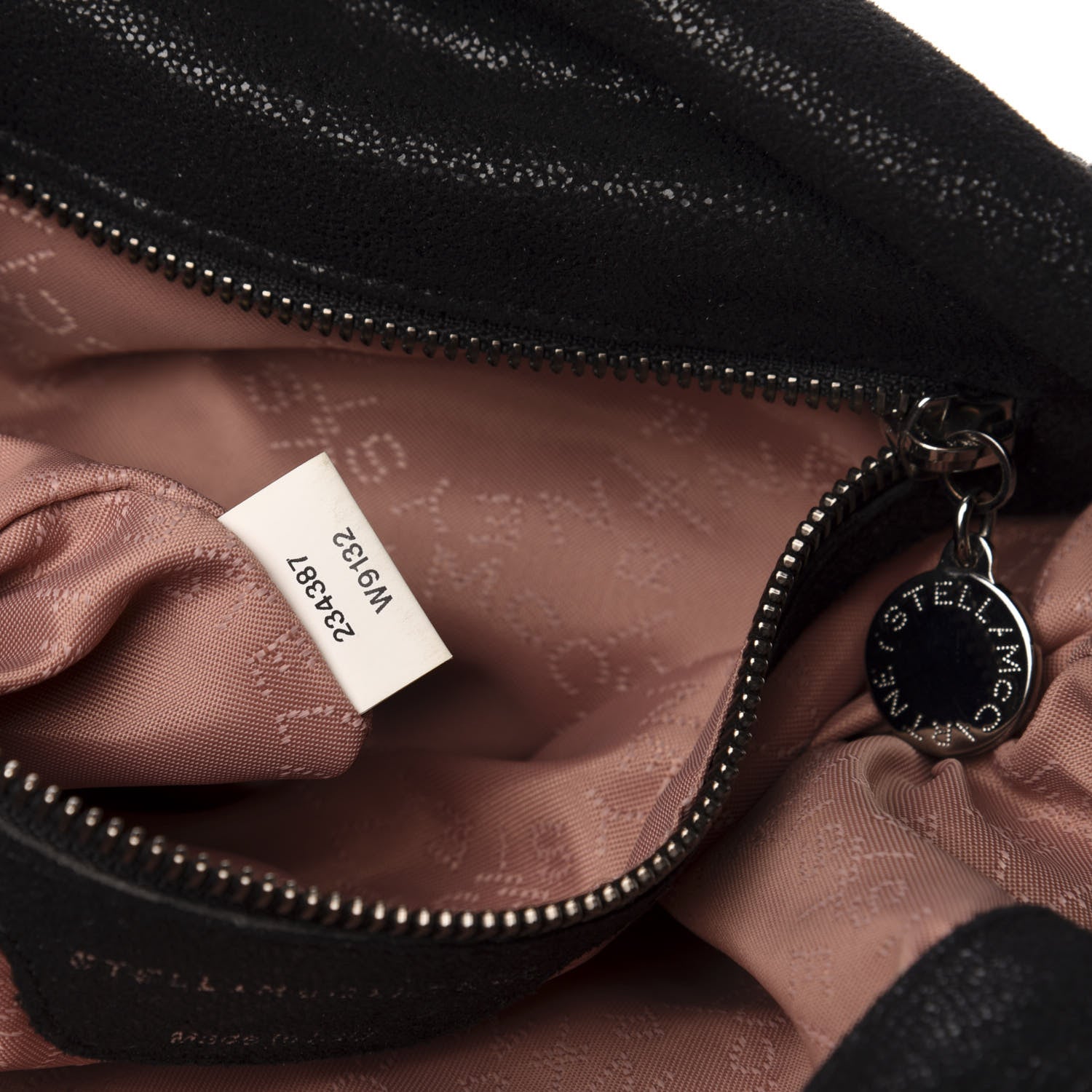 Stella McCartney Shaggy Deer Falabella Fold Over Tote Black 8 of 11