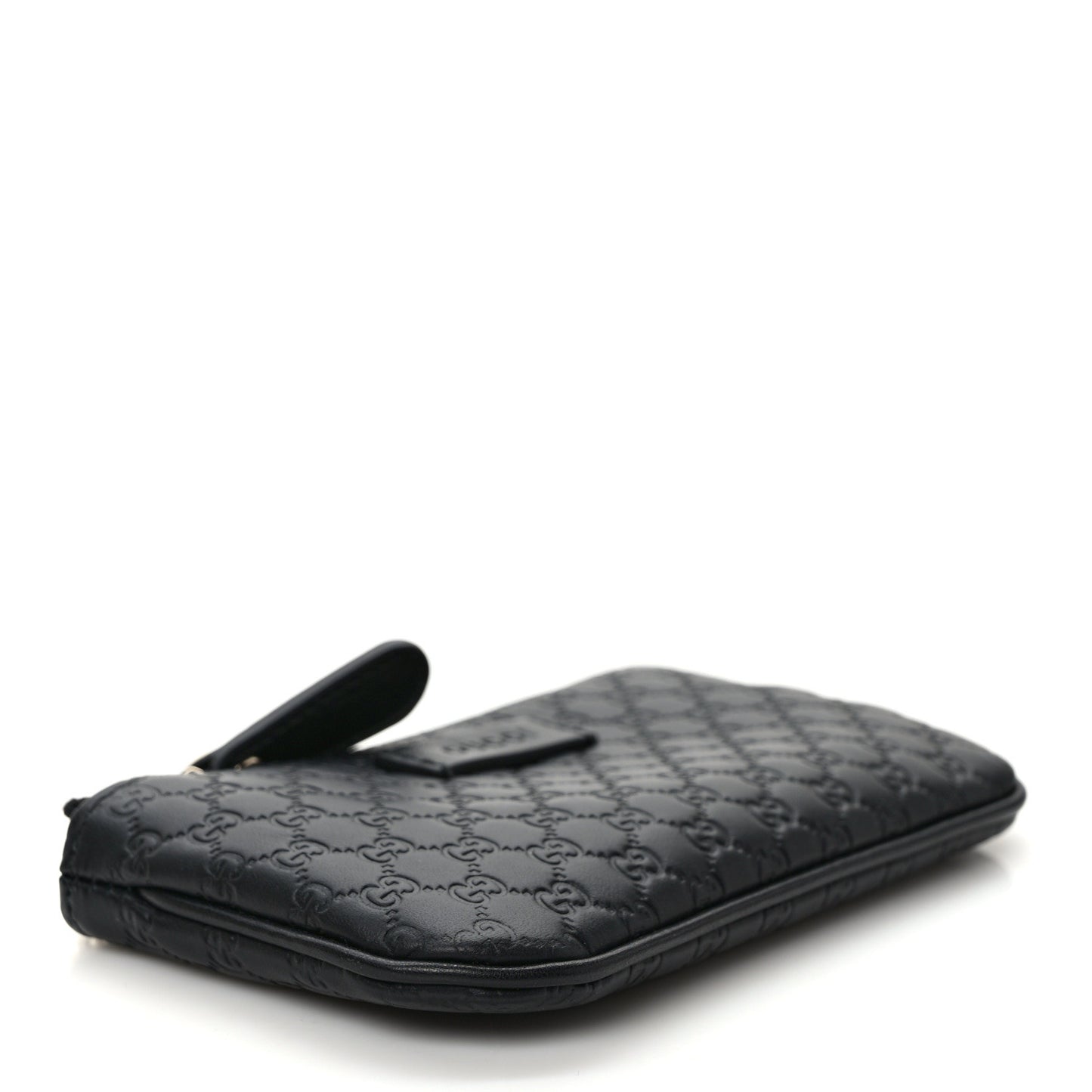 Microguccissima Key Ring Coin Case Black