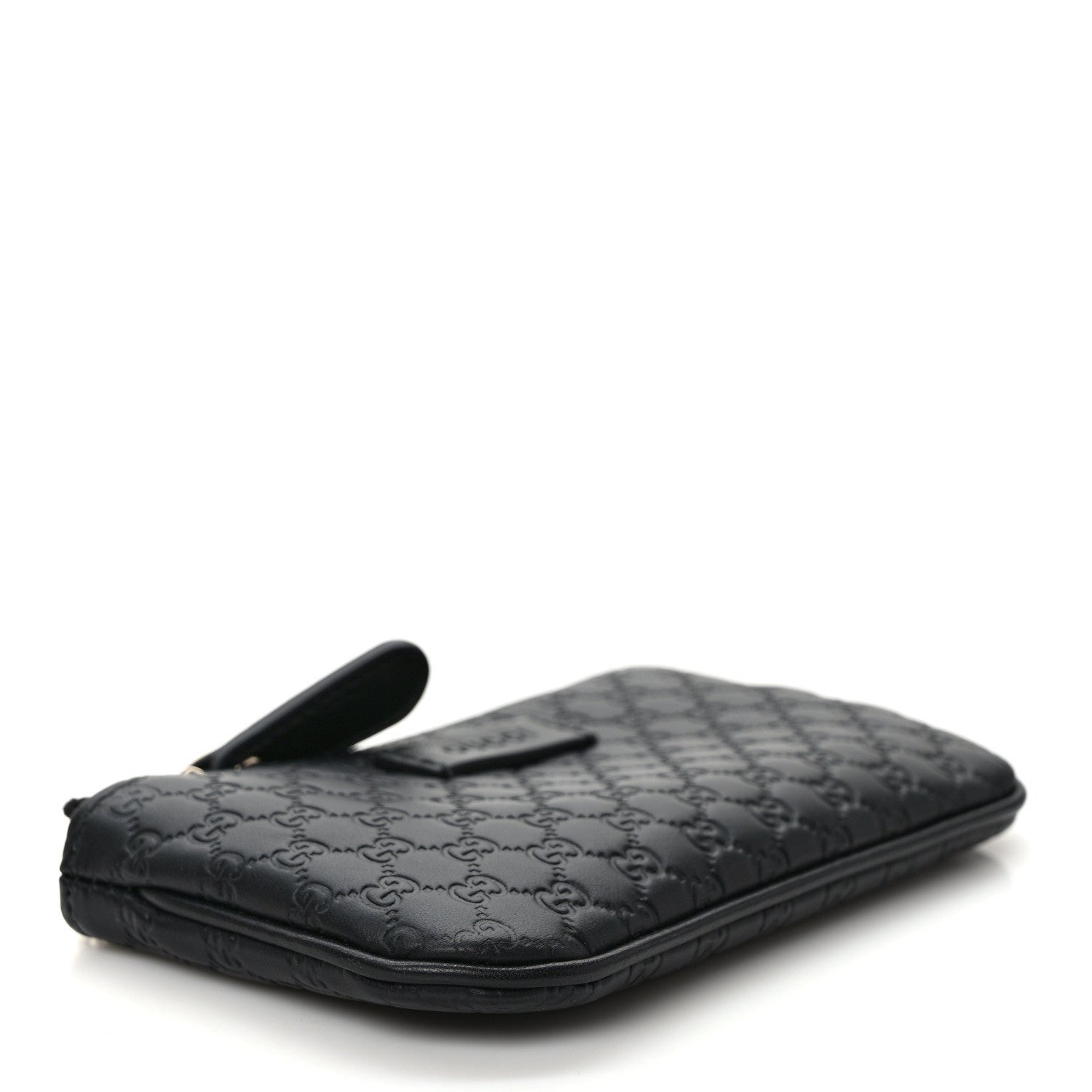 Gucci Microguccissima Key Ring Coin Case Black 4 of 8