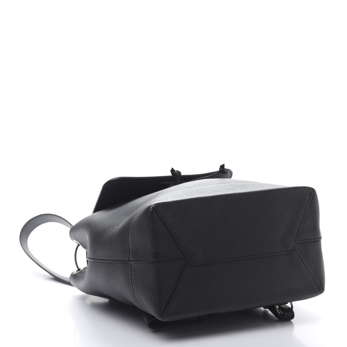 Calfskin Lockme Backpack Black