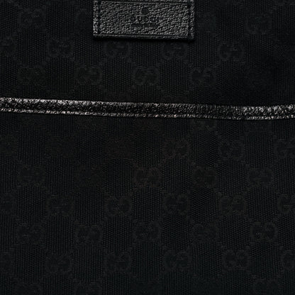 Gucci Monogram Web Medium Flat Messenger Bag Black 8 of 12