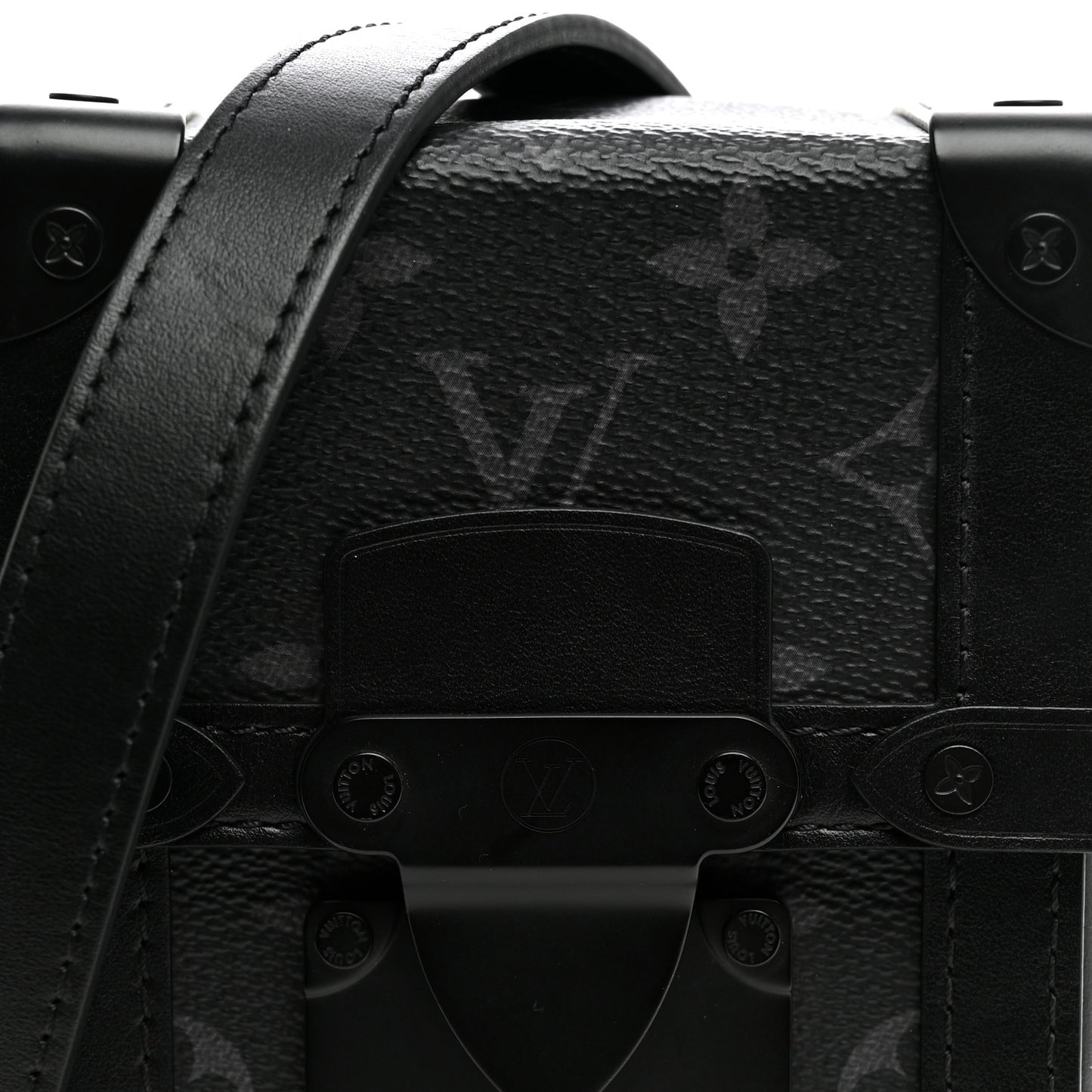 Monogram Eclipse Vertical Trunk Wearable Wallet Black
