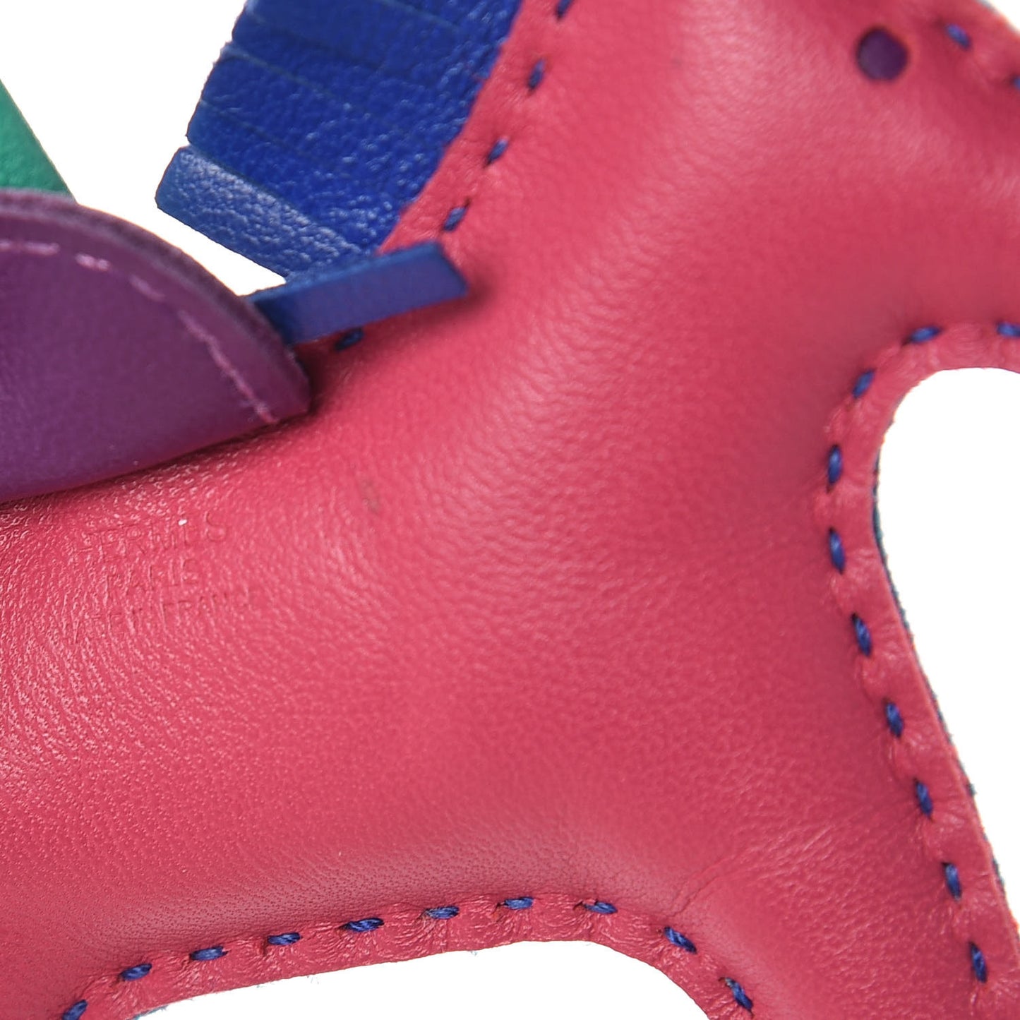 Milo Lambskin Grigri Rodeo Horse Bag Charm PM Rose Shocking Bleu Azteque Bleu Electrique Menthe Soufre Violet