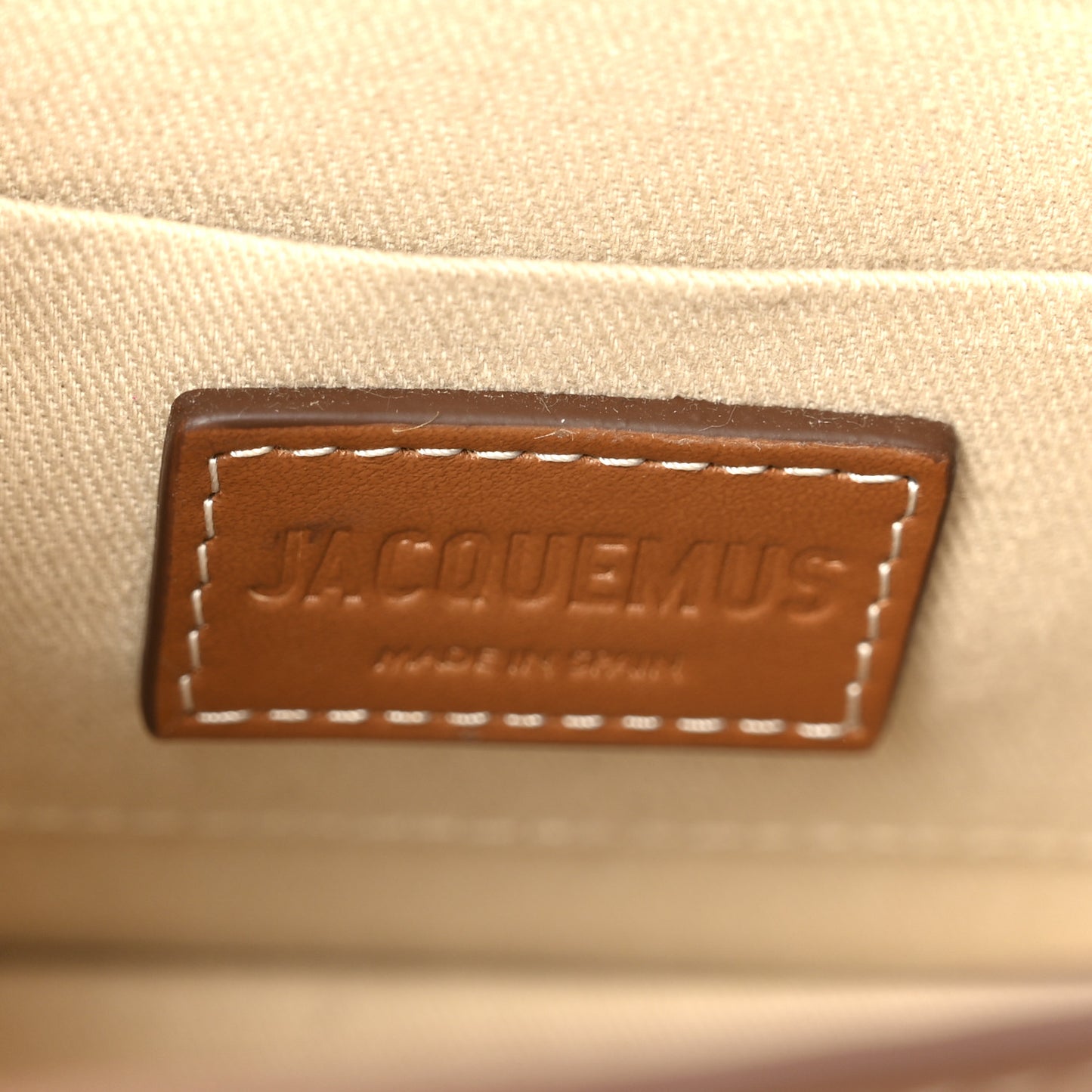 Smooth Calfskin Le Chiquito Noeud  Light Brown