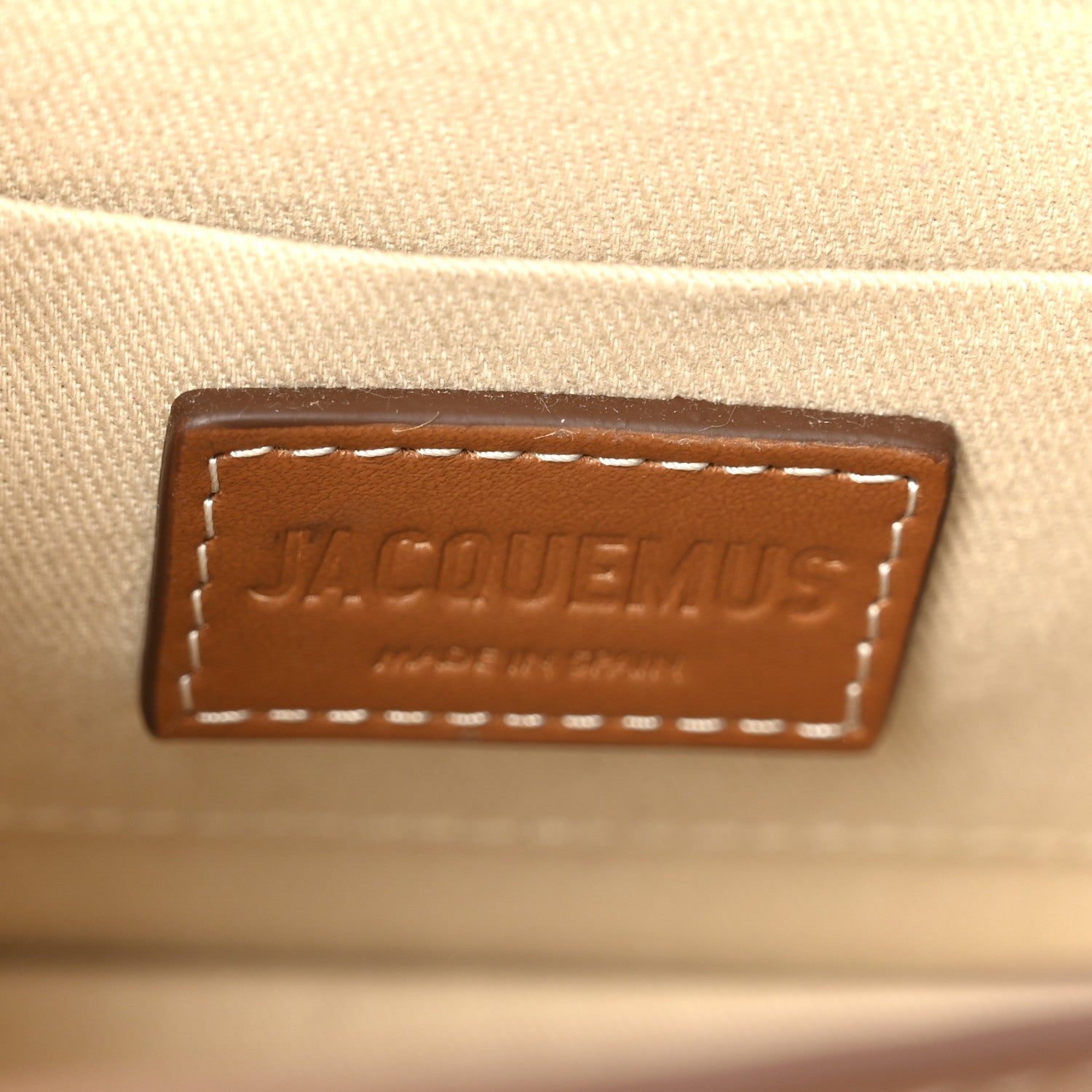 Jacquemus Smooth Calfskin Le Chiquito Noeud  Light Brown 6 of 9