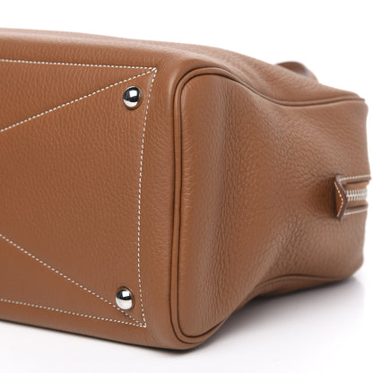 Hermes Taurillon Clemence Victoria II 35 Gold 9 of 10