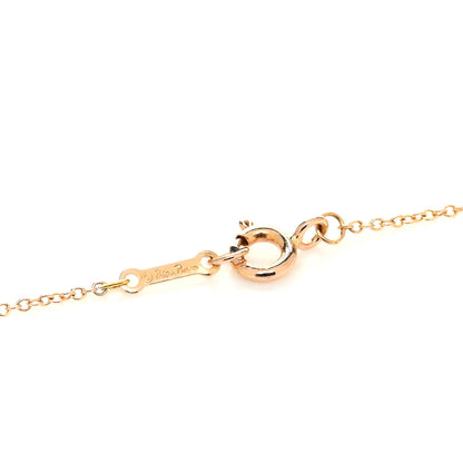 Tiffany 18K Yellow Gold Paloma's Graffiti Love Pendant Necklace 4 of 5