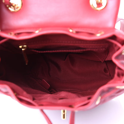 Chanel Calfskin Quilted Mini Urban Spirit Backpack Red 4 of 10