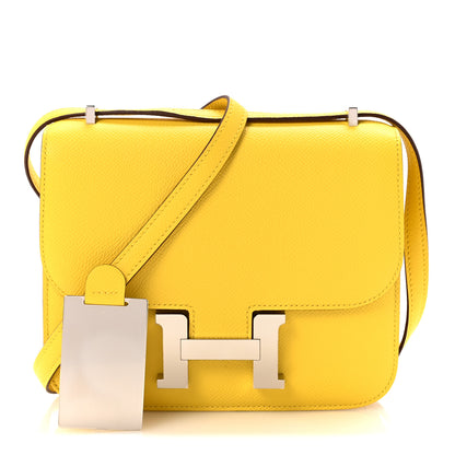 Hermes Epsom Constance 18 Jaune de Naples 3 of 12