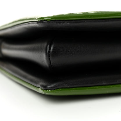 Louis Vuitton Patent Embossed Monogram Coussin PM Green Black 9 of 10