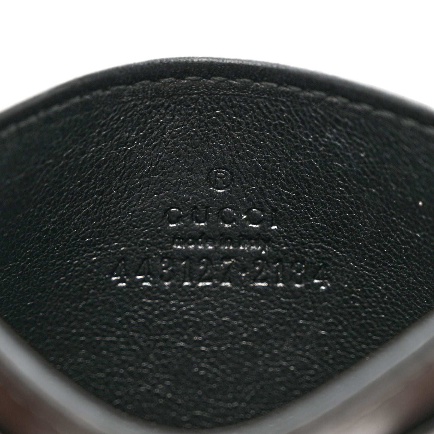 Calfskin Matelasse GG Marmont Card Holder Black