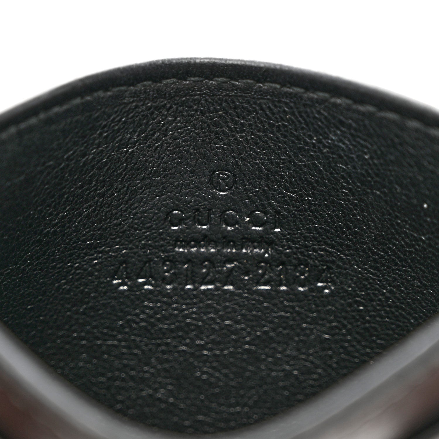 Gucci Calfskin Matelasse GG Marmont Card Holder Black 6 of 6