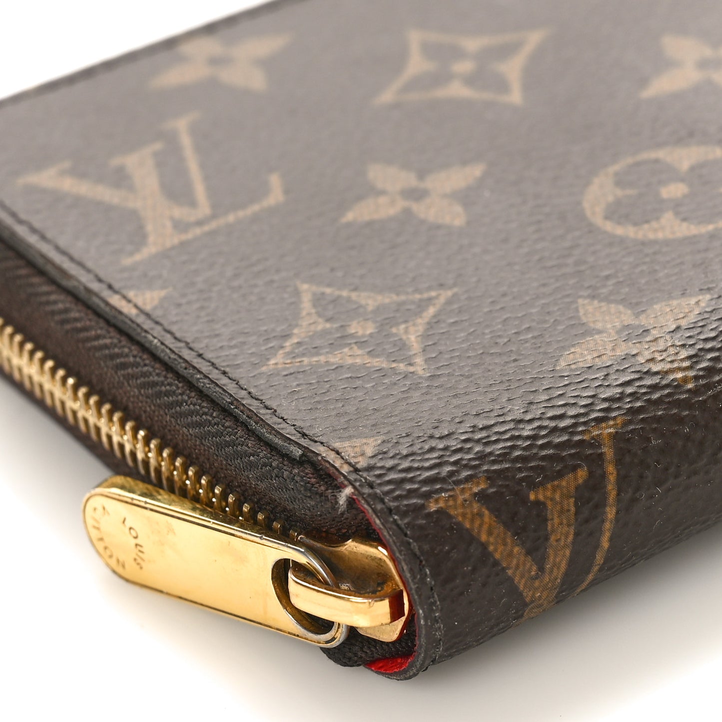 Monogram Zippy Wallet Coquelicot