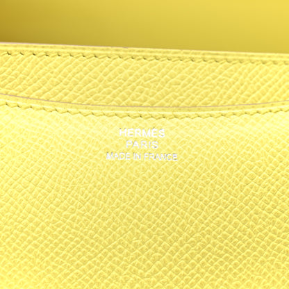 Hermes Epsom Constance 18 Lime 6 of 10