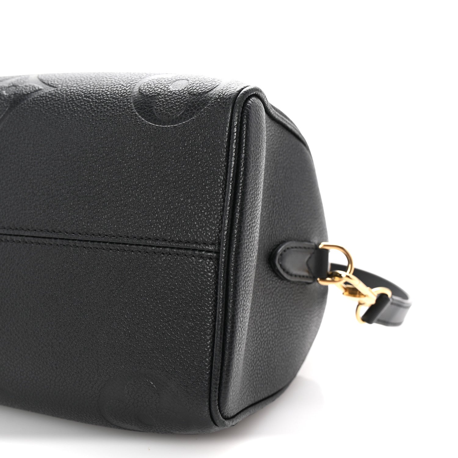 Louis Vuitton Empreinte Monogram Giant Speedy Bandouliere 25 Black 9 of 9