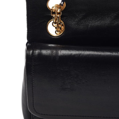 Chanel Lambskin Quilted Medium Bijoux Chain Double Flap Black 9 of 10