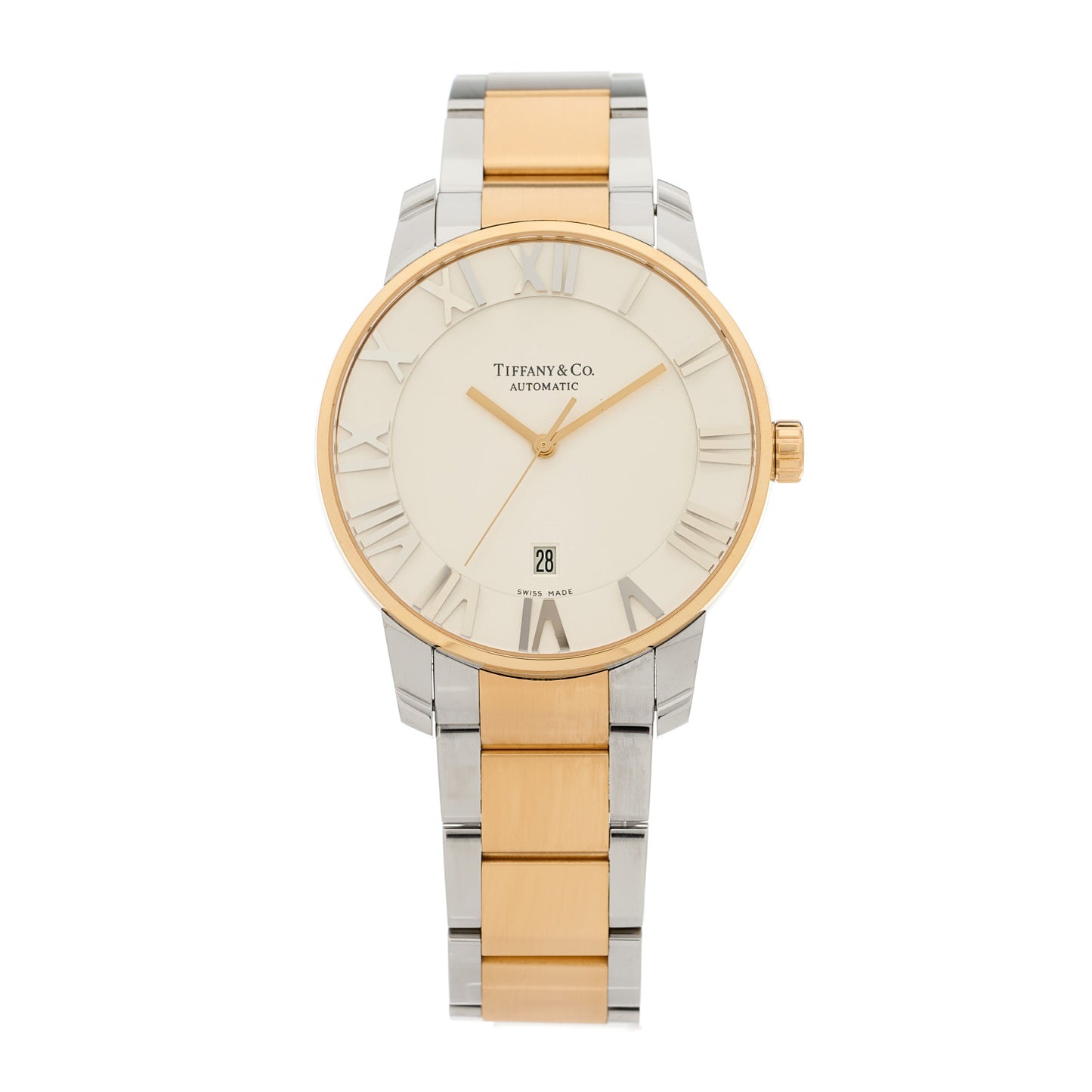 Stainless Steel 18K Rose Gold 42mm Atlas Automatic Watch
