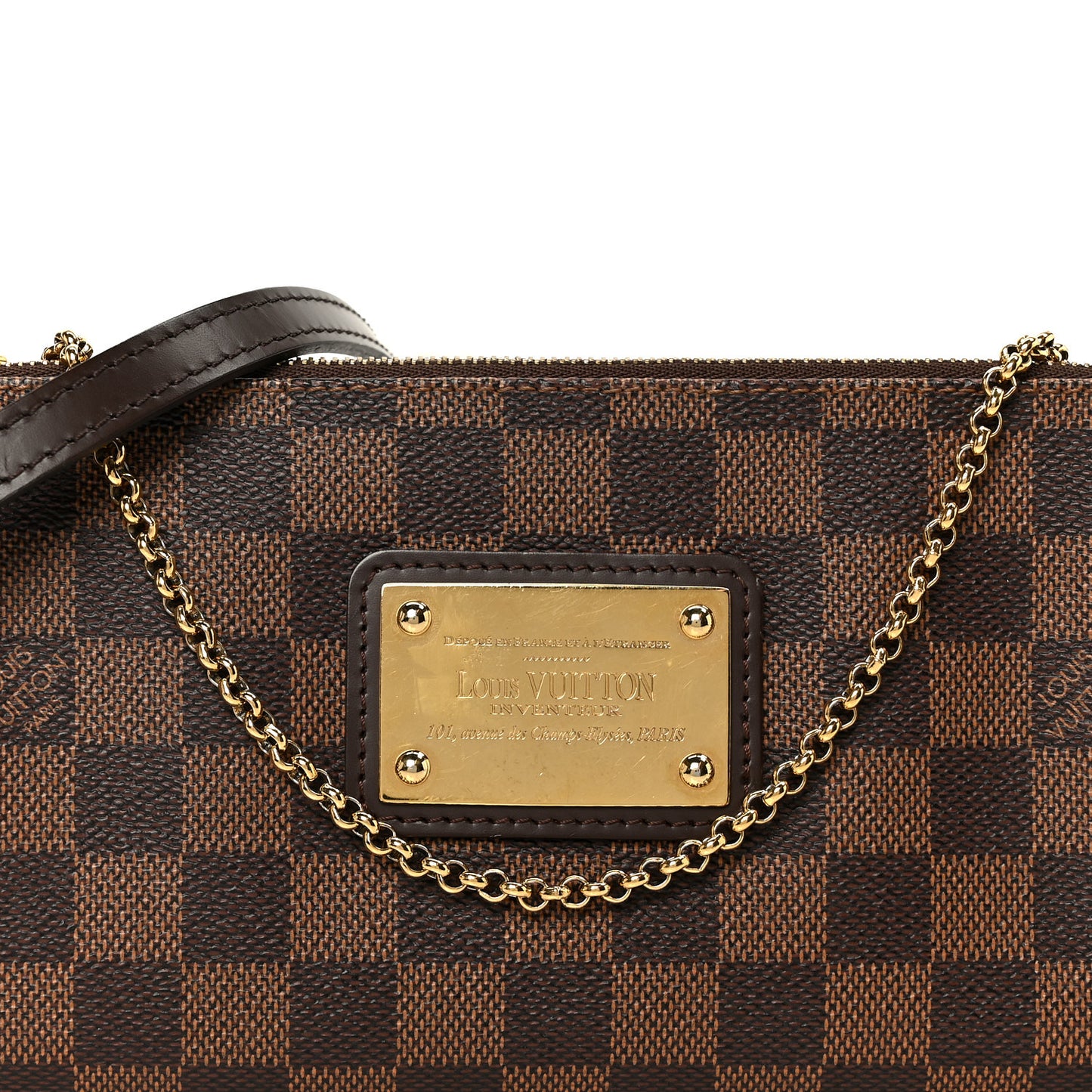 Damier Ebene Eva Clutch