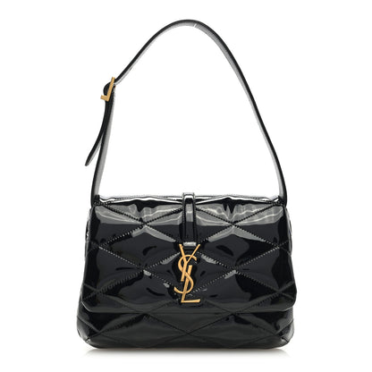 Saint Laurent Patent Quilted Le 57 Diamond Shoulder Bag Black 1 of 8