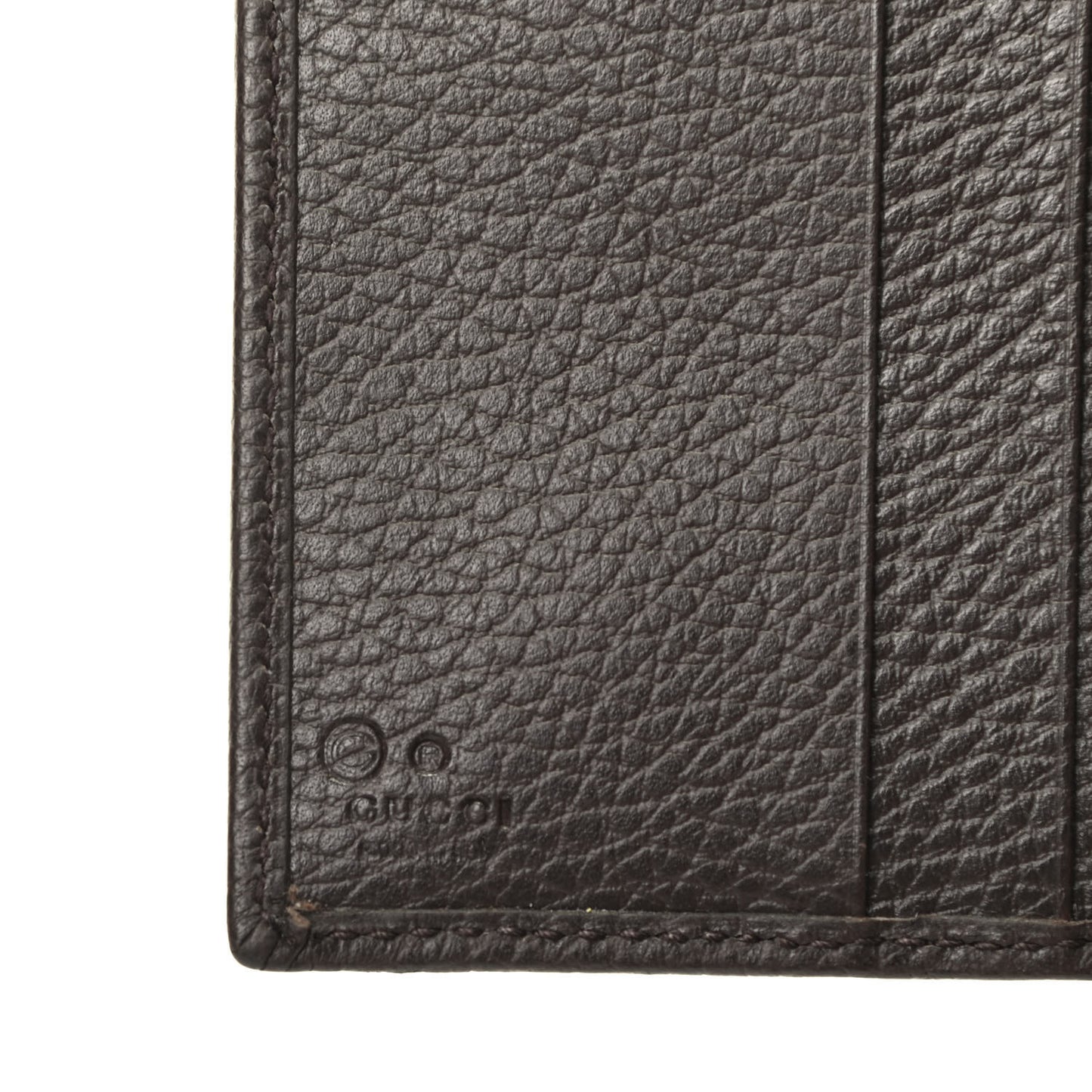 Monogram Bi-Fold Wallet Dark Brown