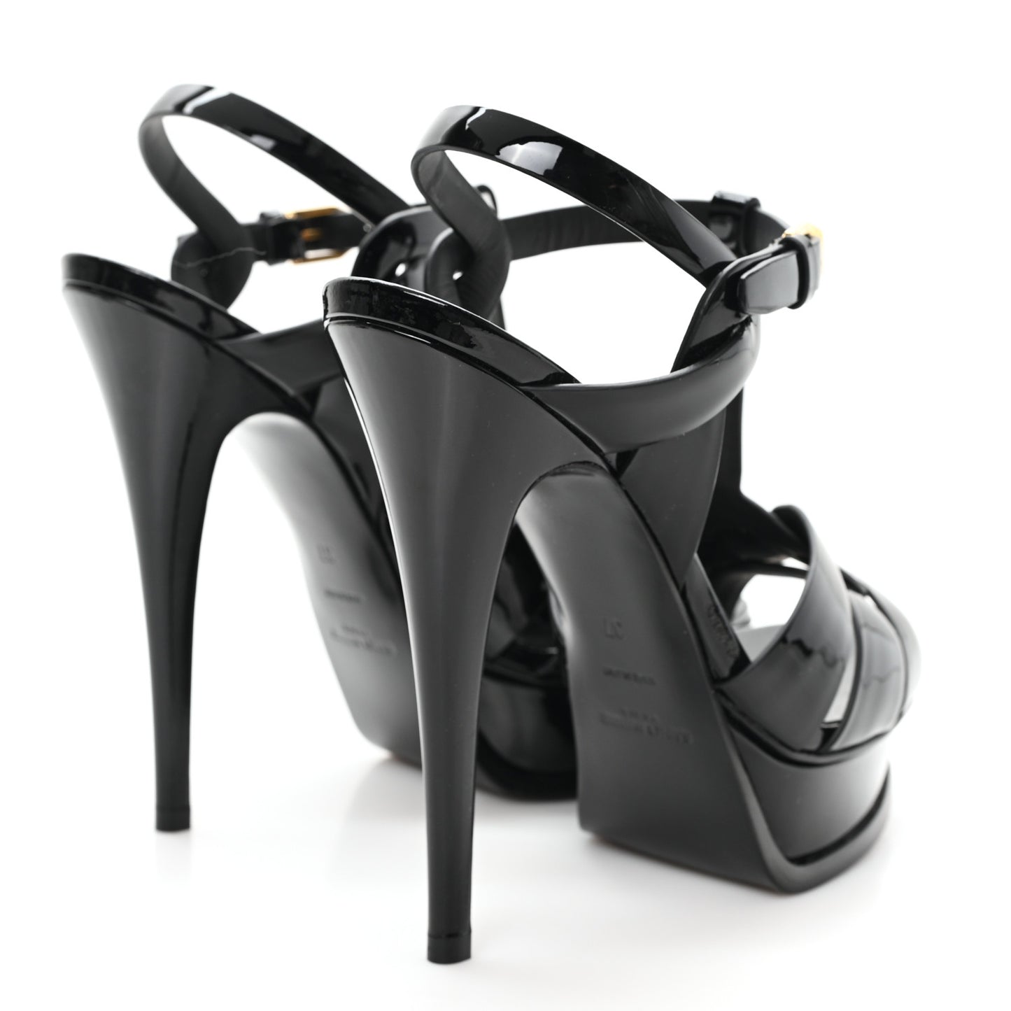 Patent Tribute 105 Platform Sandals 37 Black