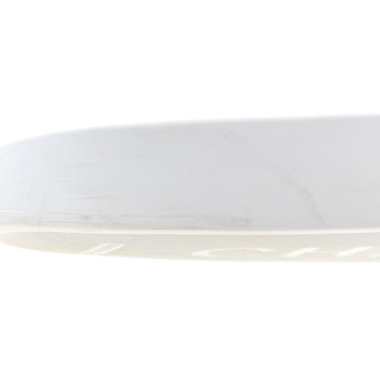 Chanel Rubber CC Flat Slide Sandals 40 White 11 of 12