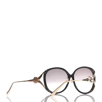 Gucci Round Frame Injected GG0226SK Sunglasses Black 4 of 9