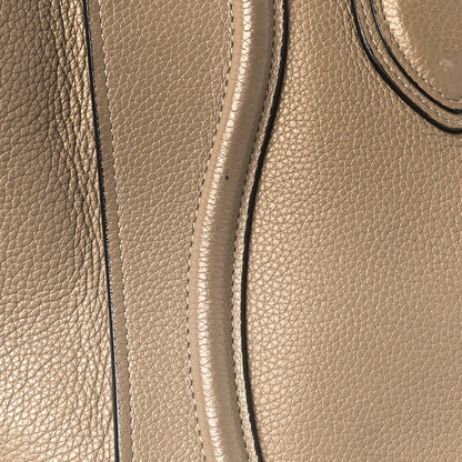 Celine Drummed Calfskin Mini Luggage Dune 12 of 15