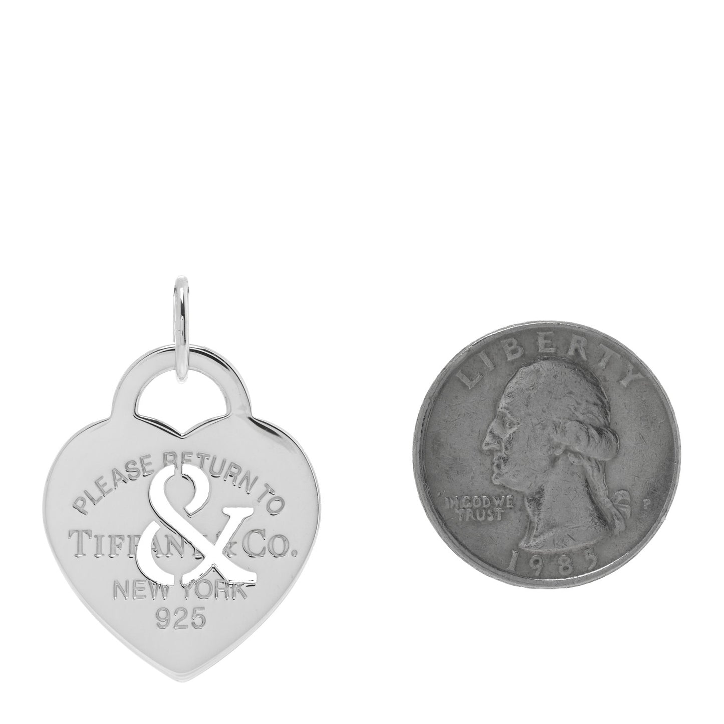 Sterling Silver Return to Tiffany Ampersand Heart Charm