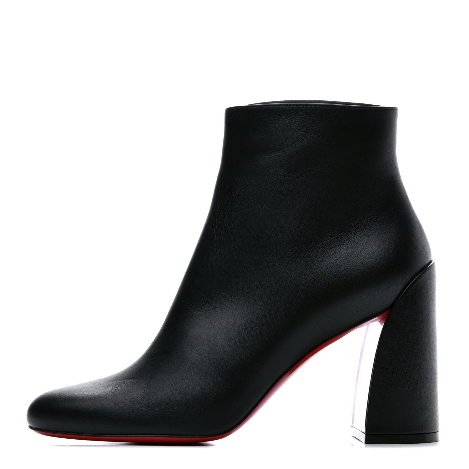 Christian Louboutin Calfskin Turela 85 Ankle Boots 39.5 Black 1 of 10