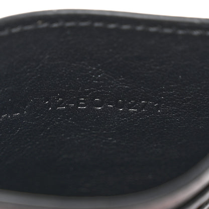 Christian Dior Grained Calfskin Oblique Card Holder Black 8 of 15