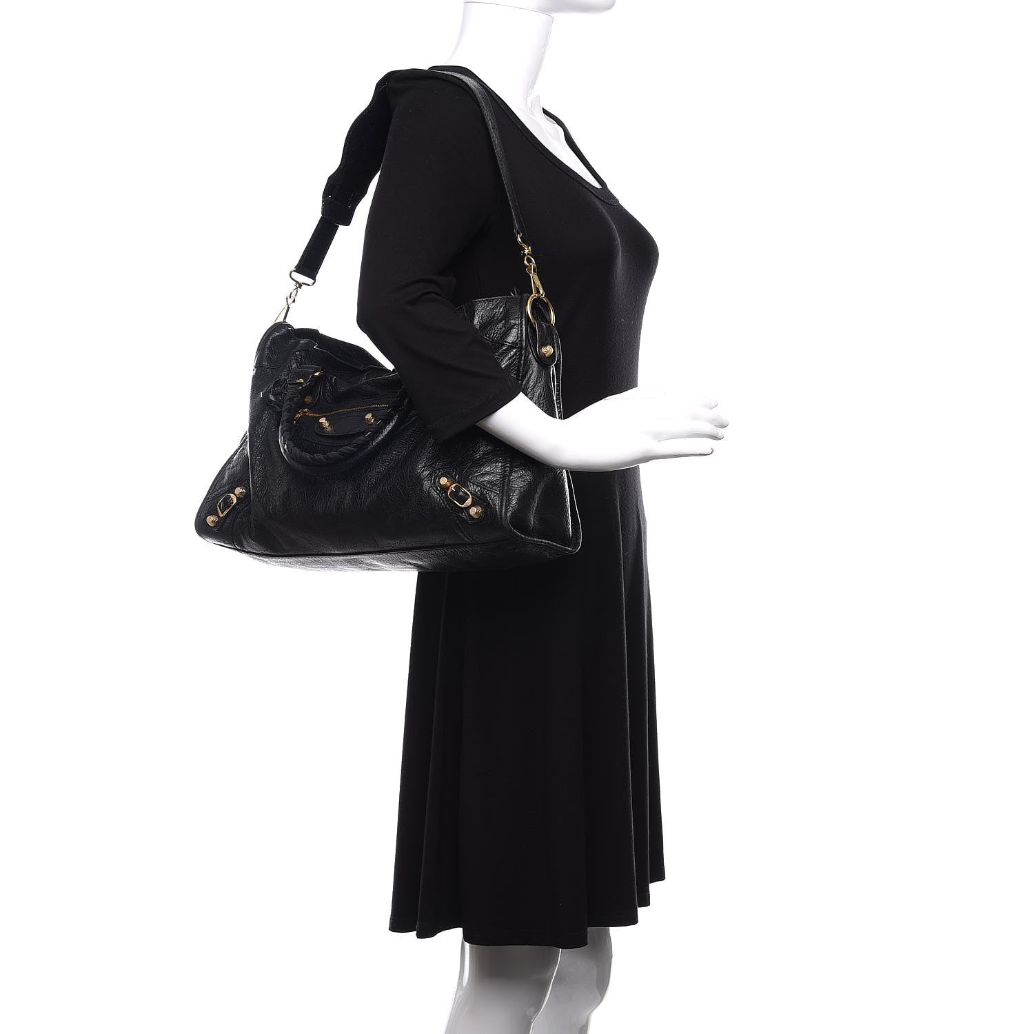 Balenciaga Agneau Giant 12 Gold Hardware City Black 3 of 26