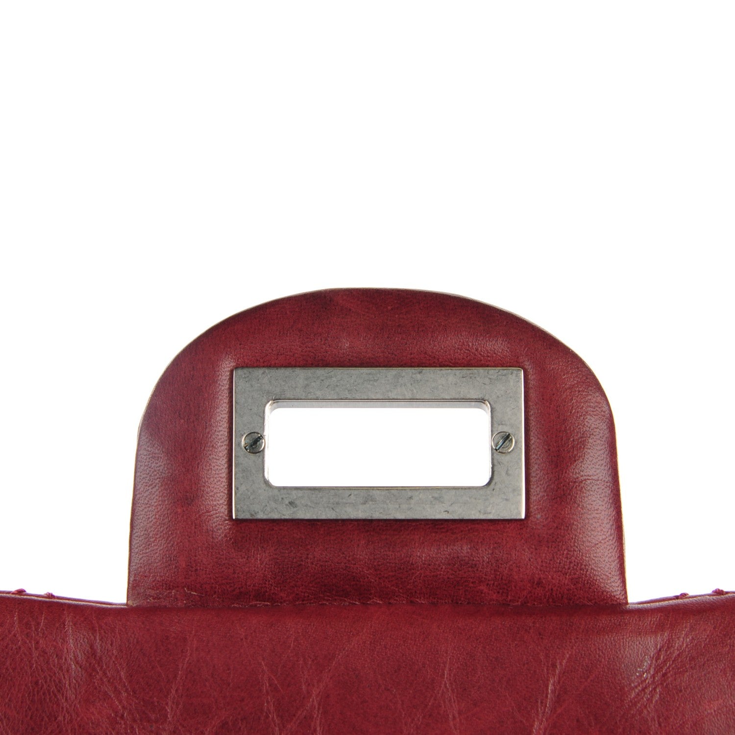 Chanel Aged Calfskin Quilted 2.55 Reissue 228 Flap Red 6 of 9