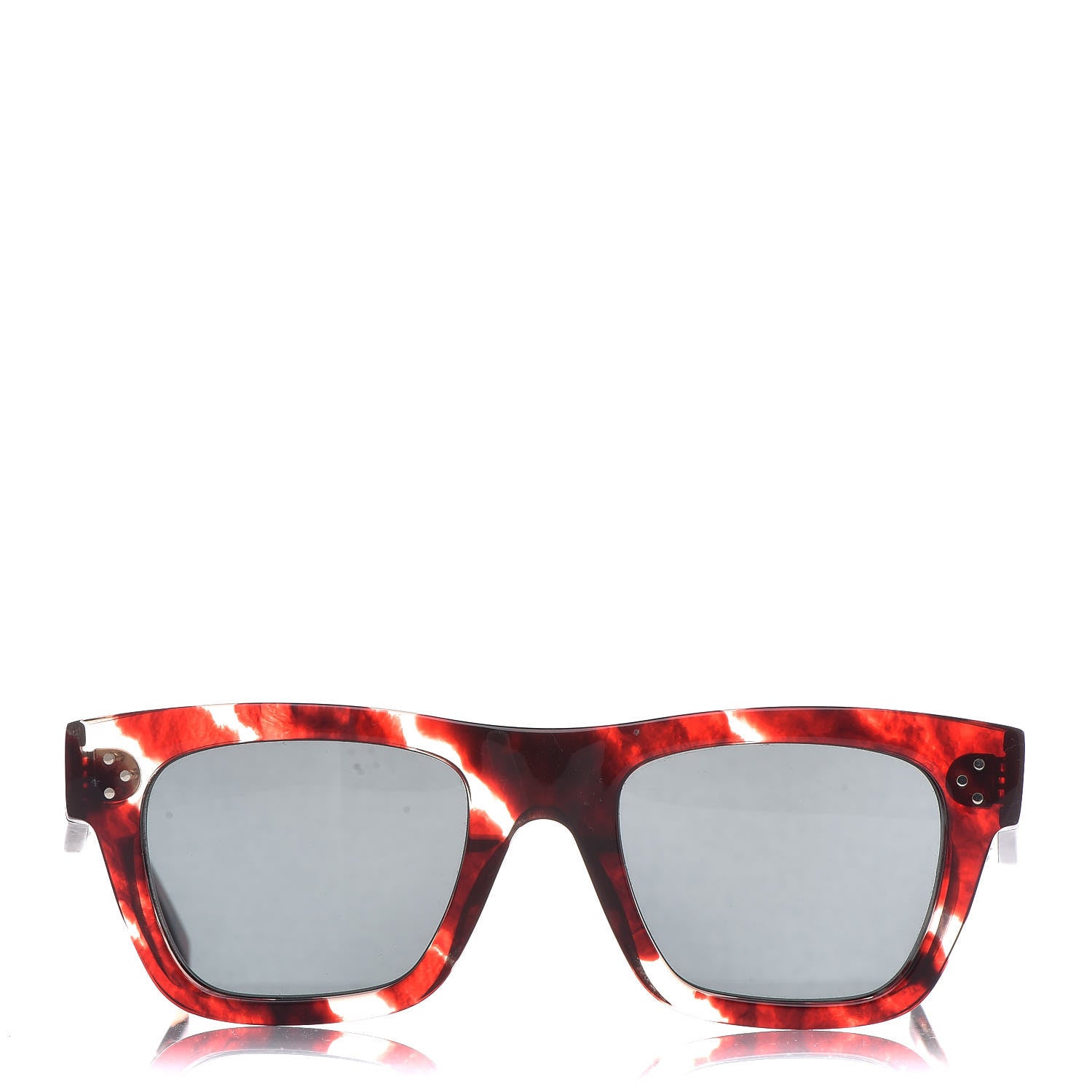 Celine Acetate Black Frame 02 Sunglasses CL40009I Red Havana 2 of 7