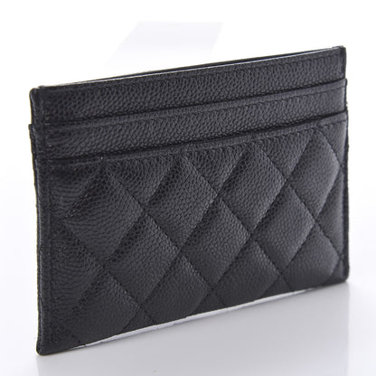 Chanel Caviar Quilted Boy Card Holder Black 3 of 10