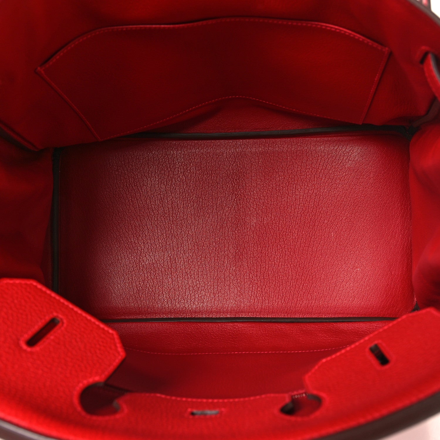 Hermes Taurillon Clemence Birkin 35 Rouge Casaque 5 of 17