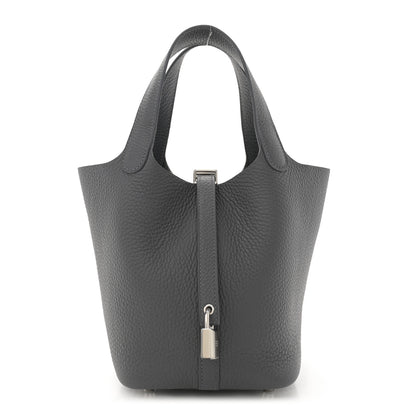 Hermes Taurillon Clemence Picotin Lock 18 PM Ardoise 1 of 11