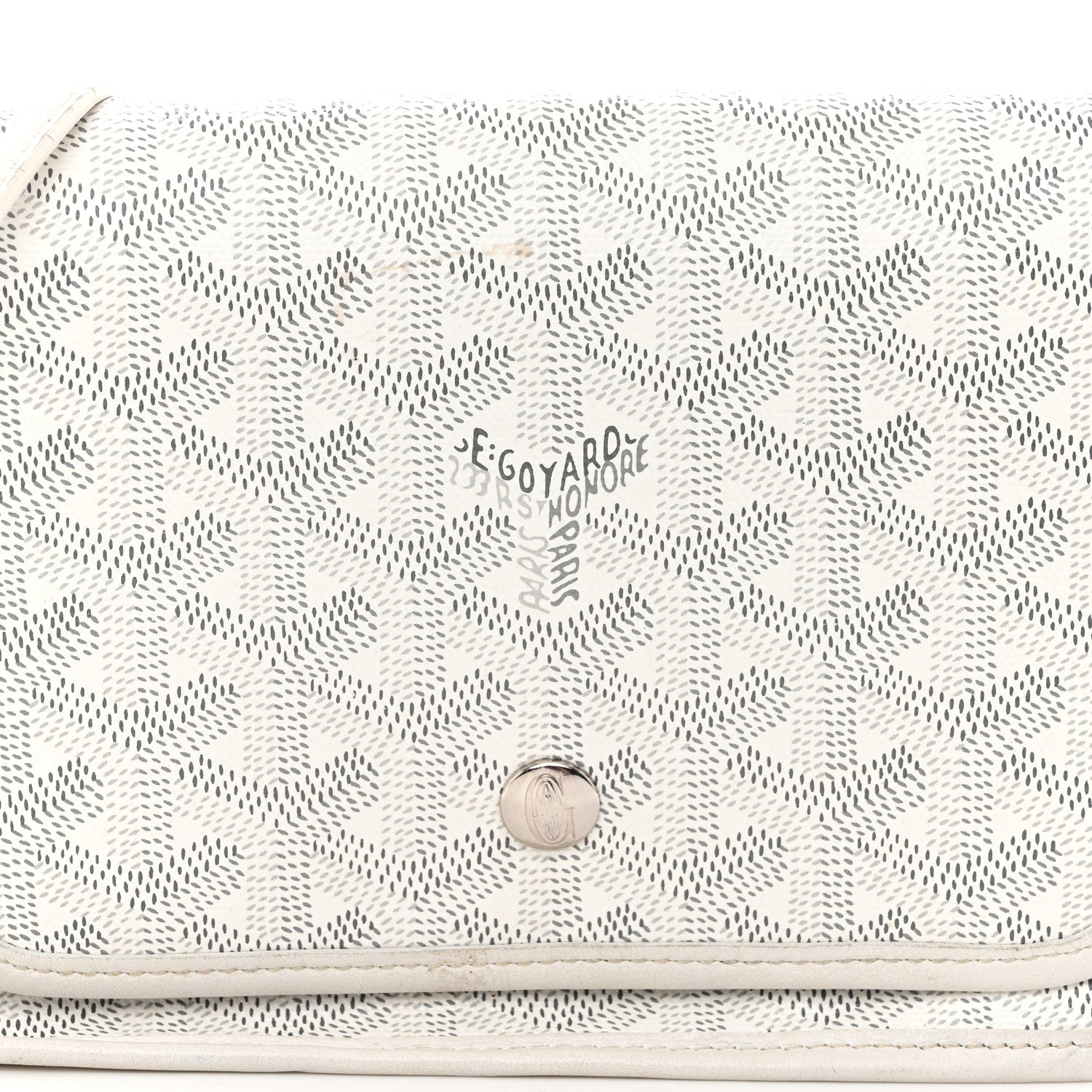 Goyard Goyardine Plumet Wallet Clutch White 6 of 21