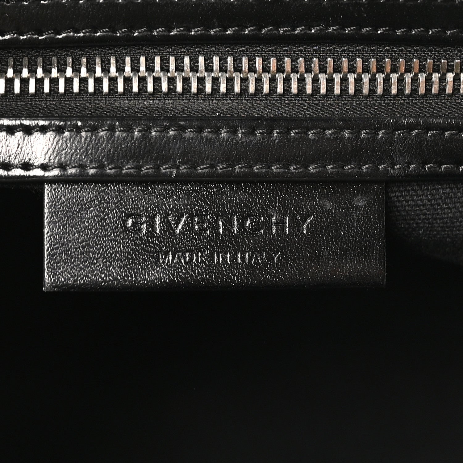 Givenchy Shiny Lord Calfskin Medium Antigona Black 6 of 9