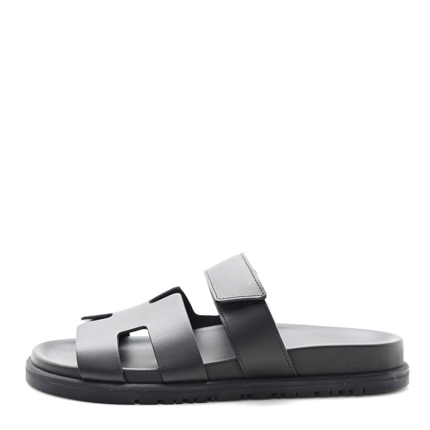 Calfskin Womens Chypre Sandals 36.5 Black