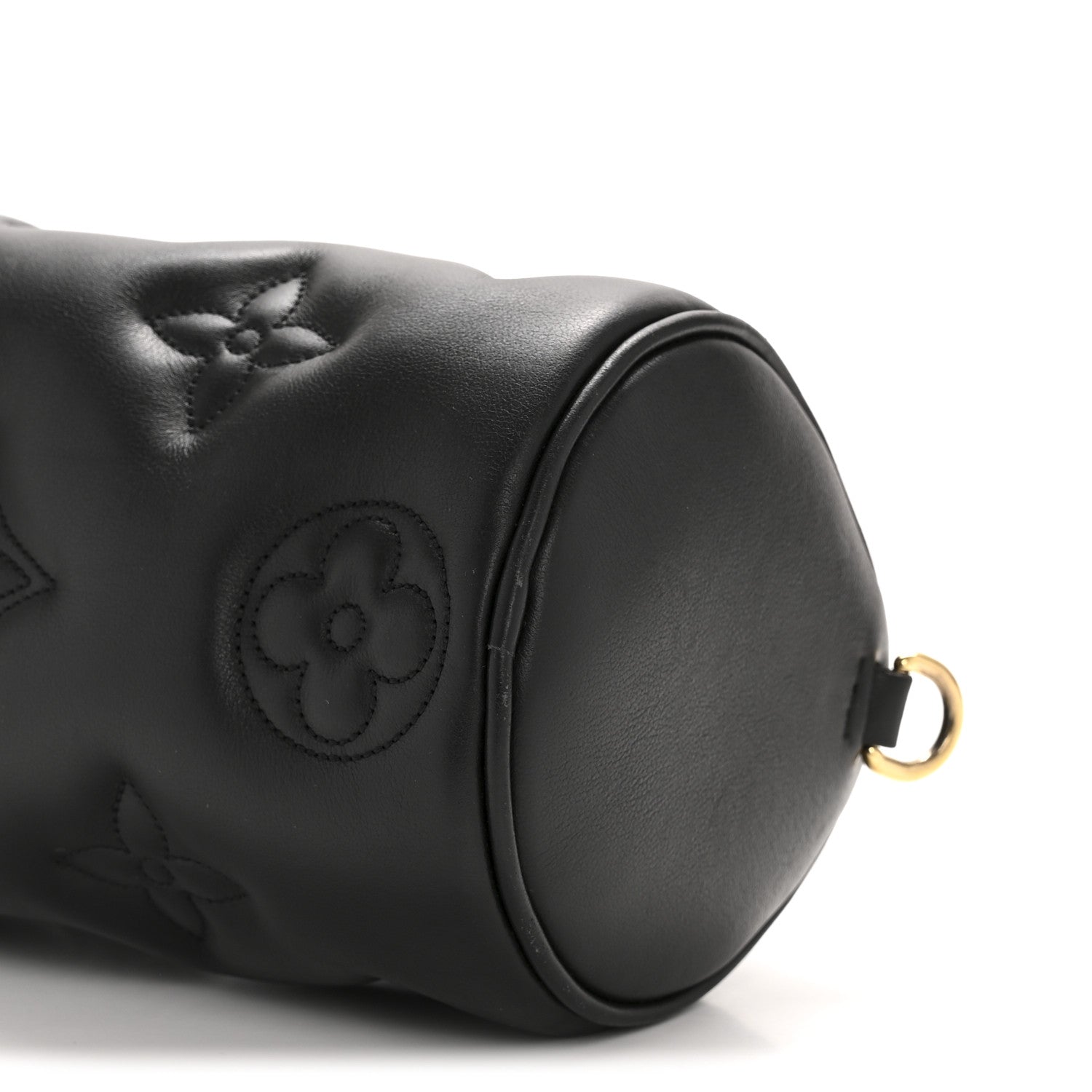 Louis Vuitton Calfskin Bubblegram Papillon BB Black 9 of 12