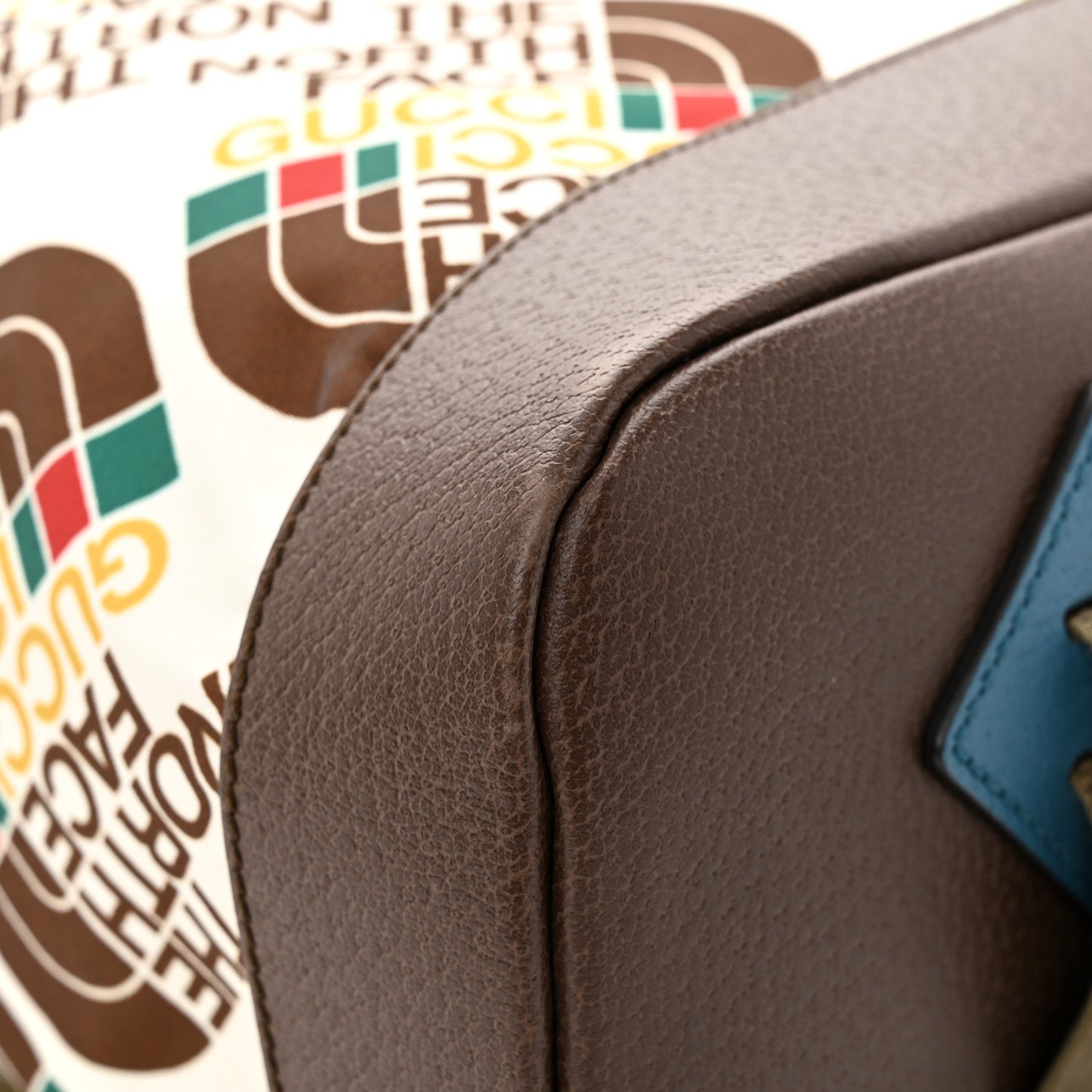 X THE NORTH FACE Econyl Nylon Medium Backpack Brown White